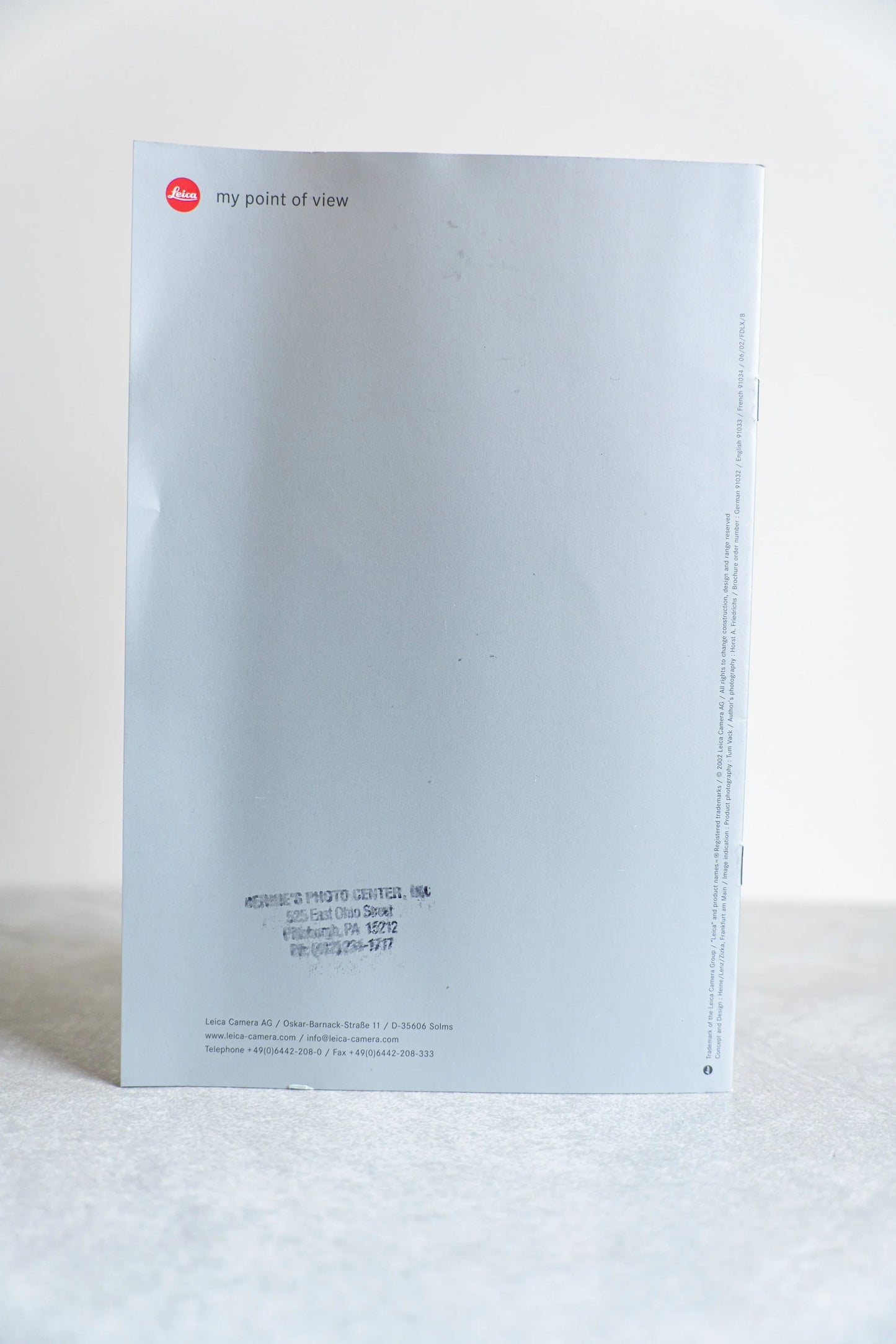 Leica Digilux 1 Product Brochure