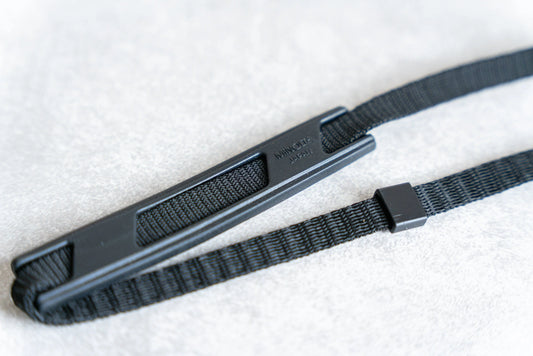 Vintage Black Minolta Camera Strap - Retro