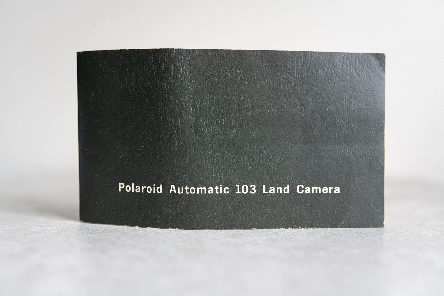 Polaroid Automatic 103 Land Camera Manual