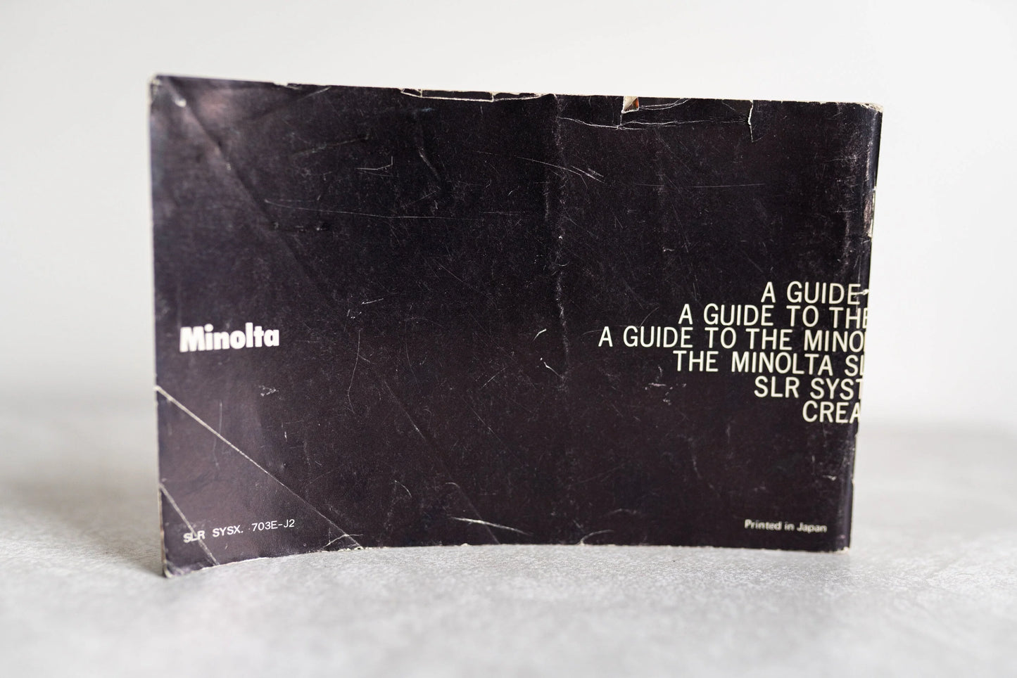 A Guide to the Minolta SLR System of Creative Photography