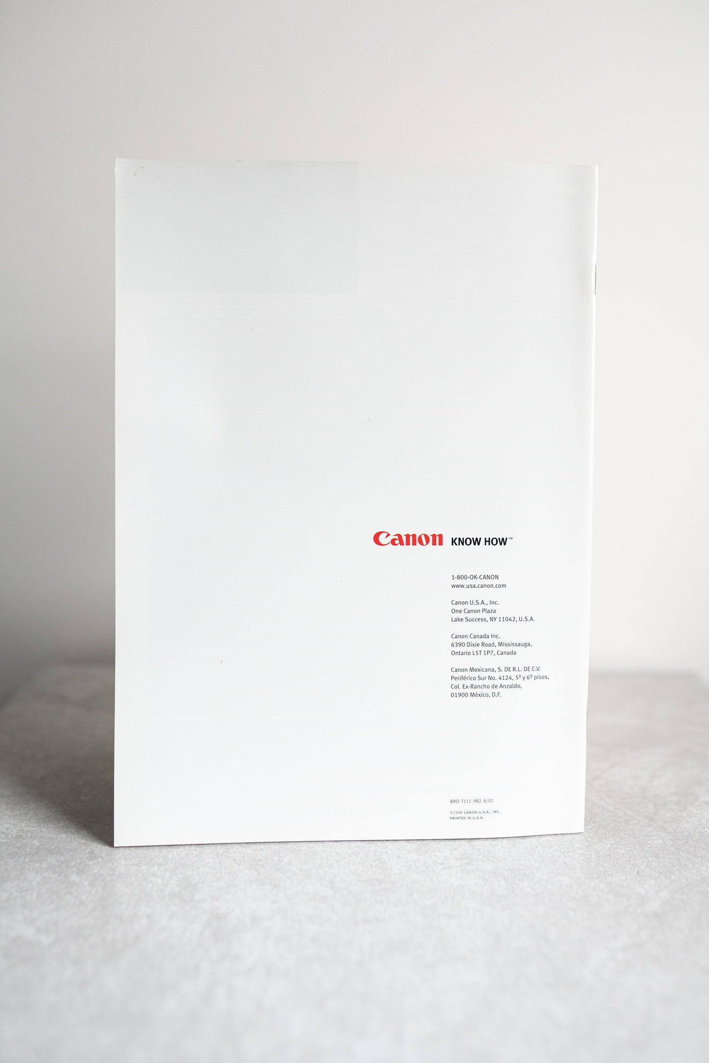 Canon EOS 3 Technical Overview Camera Sales Brochure