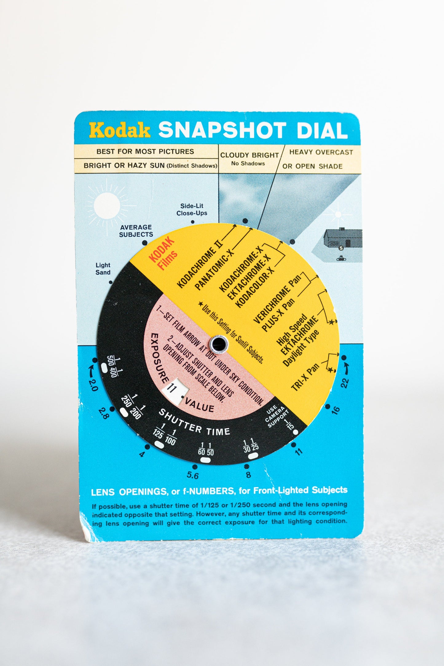 Kodak Snapshot Dial - Includes Black and White and Color Films Settings