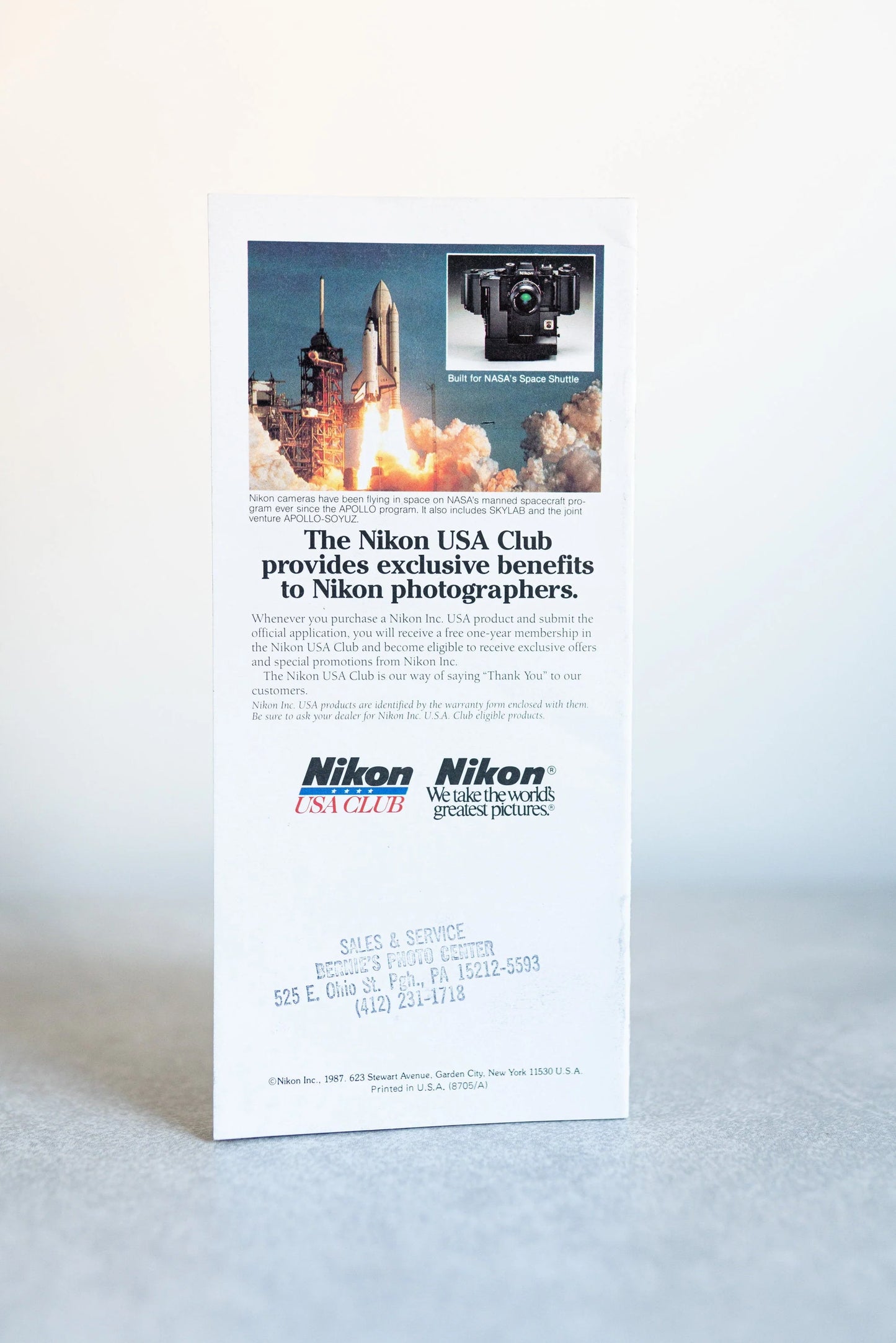 Nikon N4004 Camera Brochure Guide Catalog