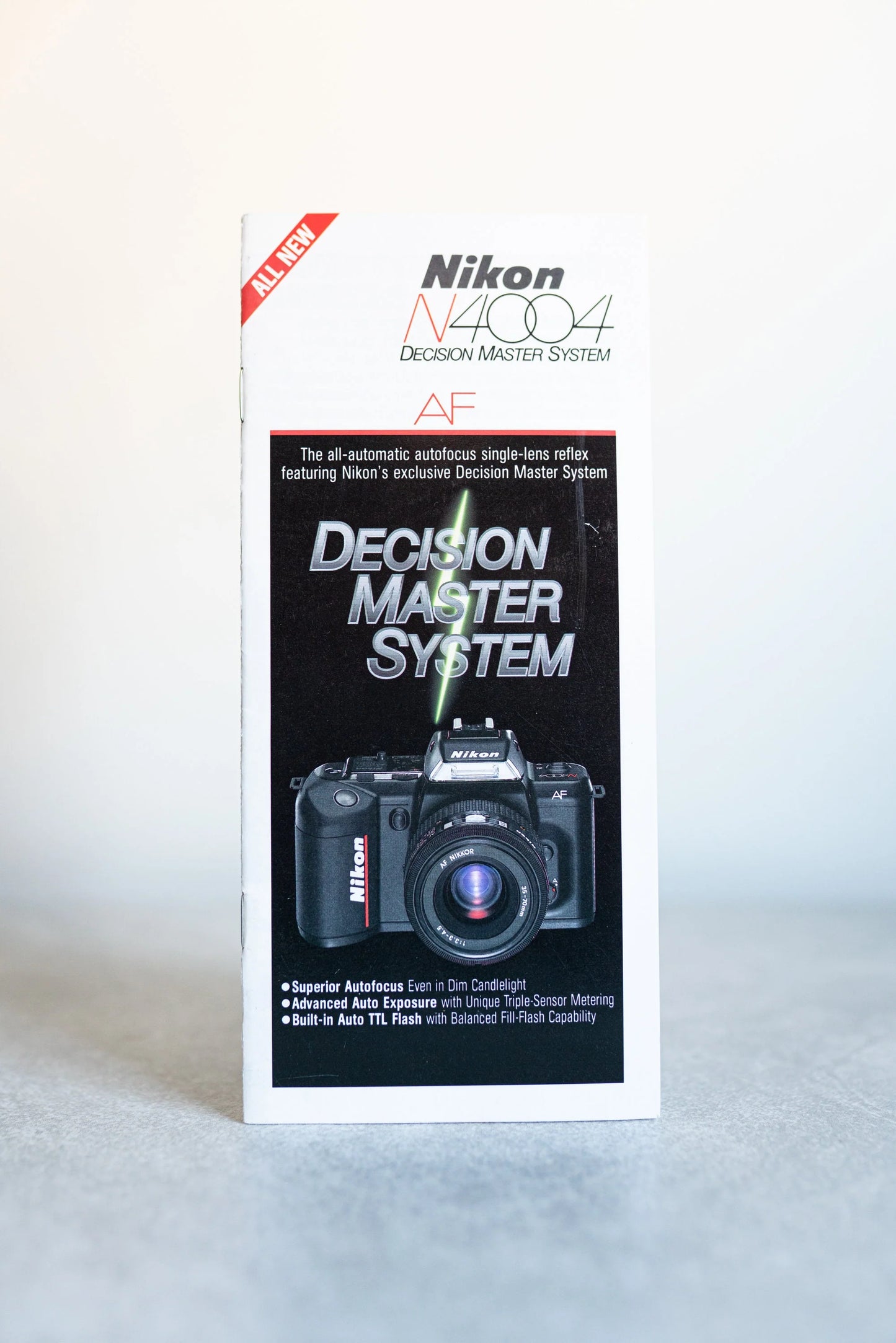 Nikon N4004 Camera Brochure Guide Catalog