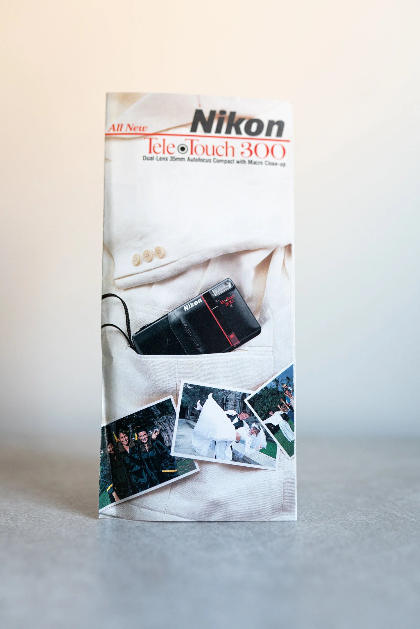 Nikon Tele Touch 300 Dual-Lens 35mm Autofocus Compact w/ Macro Close-Up Guide