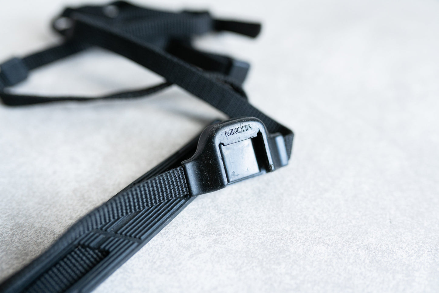 Minolta Camera Strap - Circa 1980s - Black