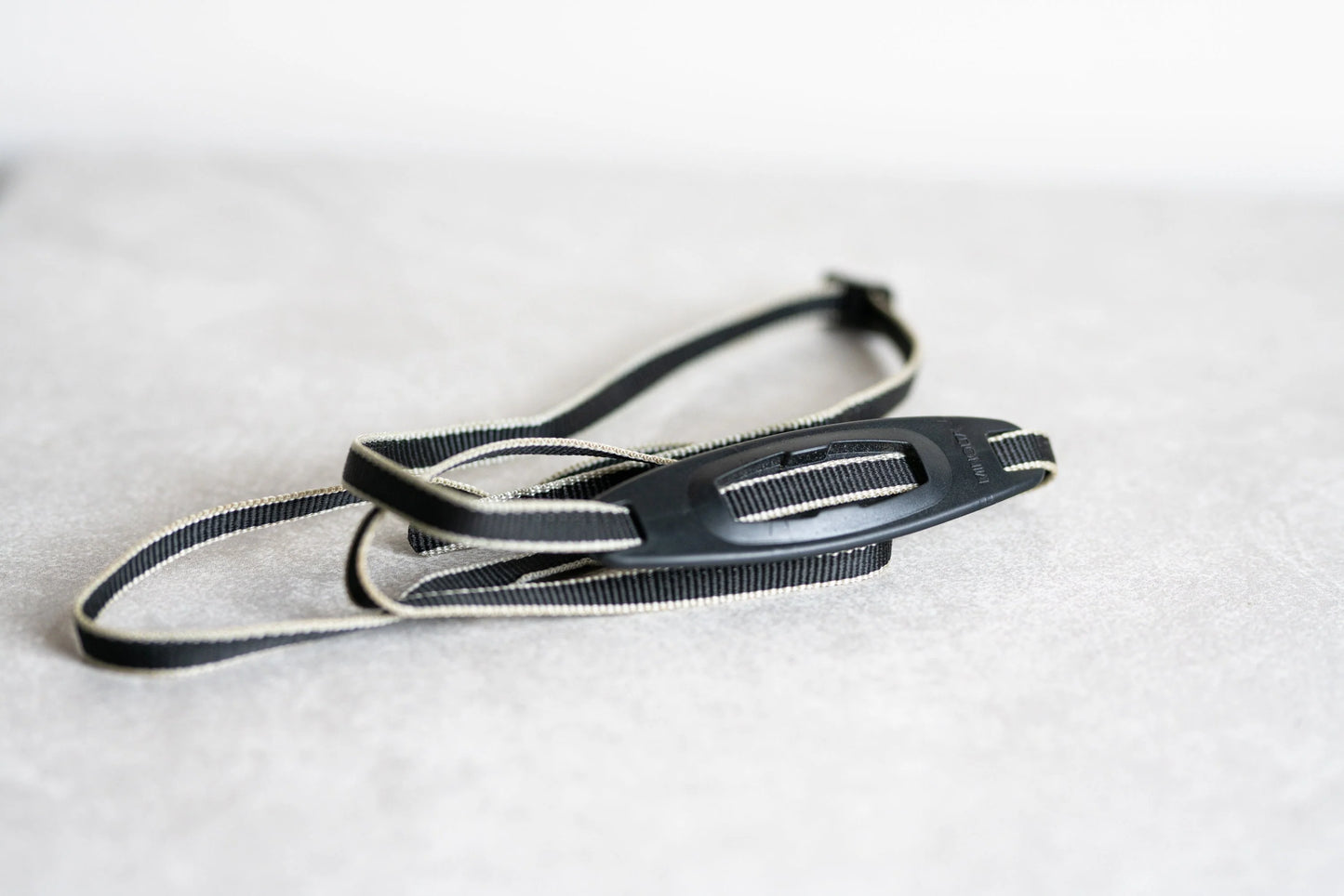 Vintage Minolta Camera Strap - Tan / Black