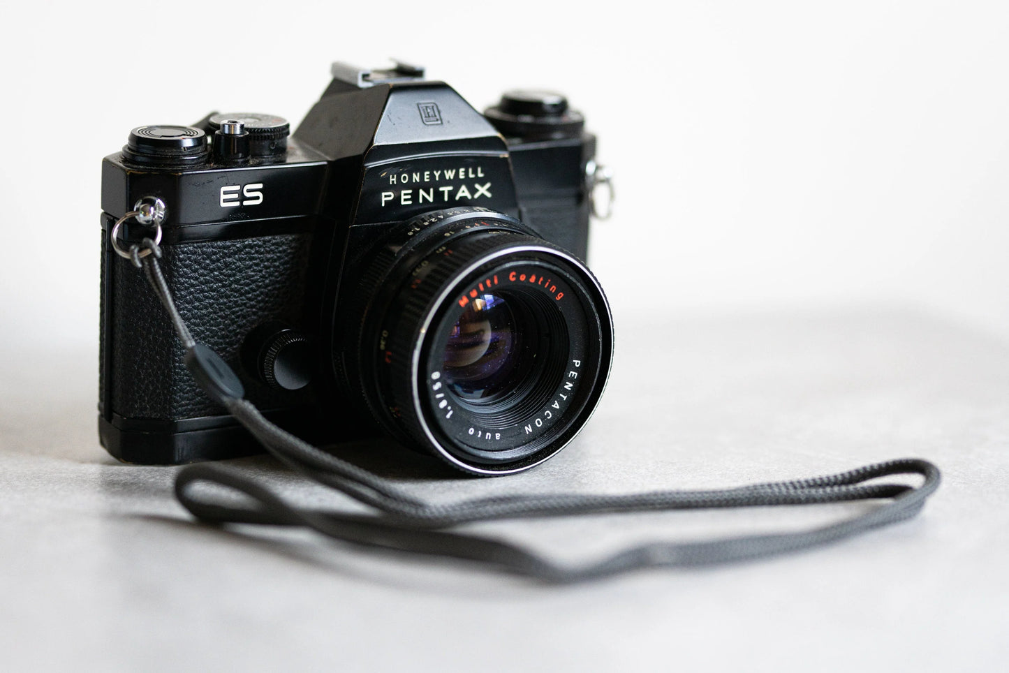 Minolta Camera Strap - Grey - Vintage