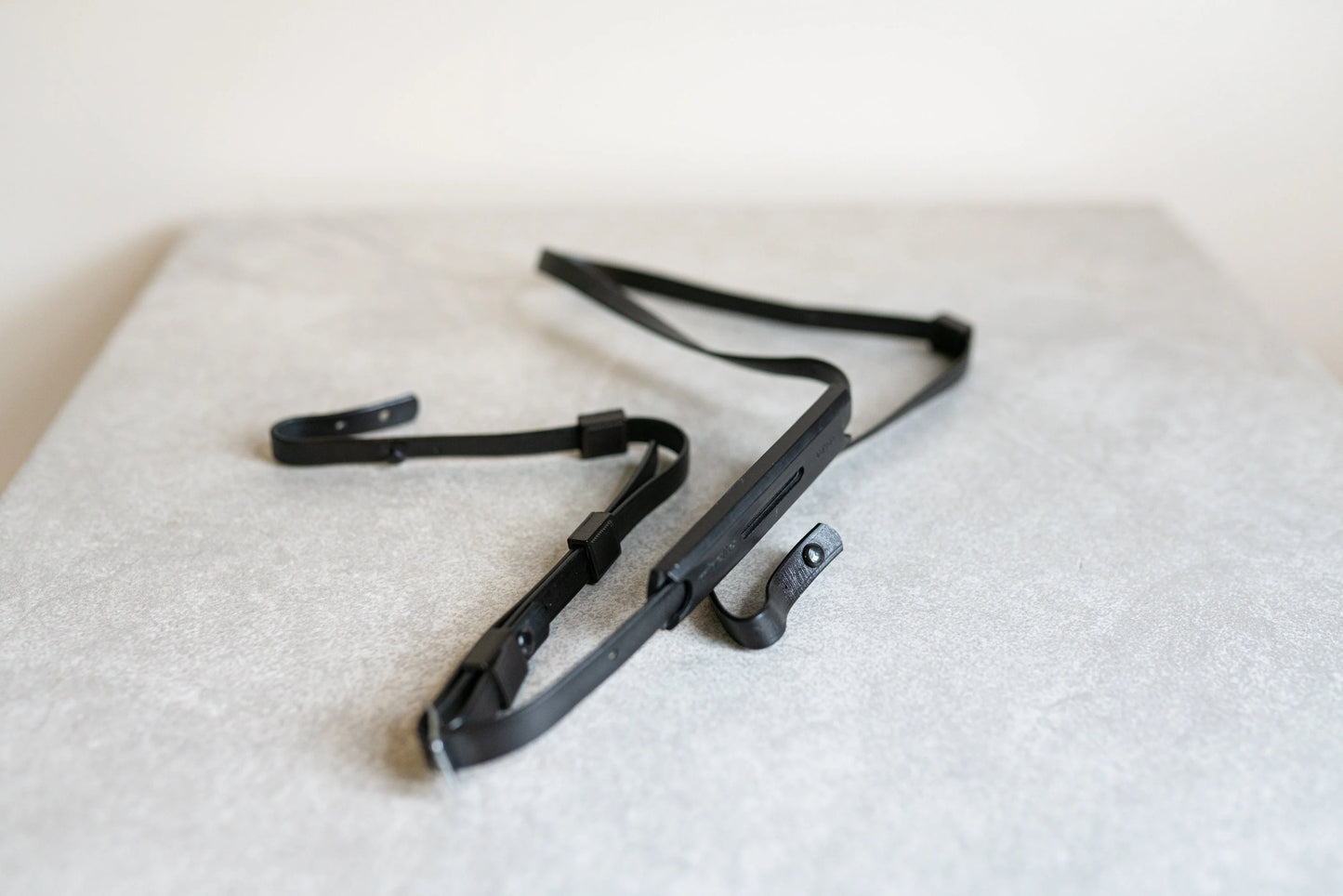 Vintage Minolta Camera Strap - 1970s - Dark Brown Vinyl