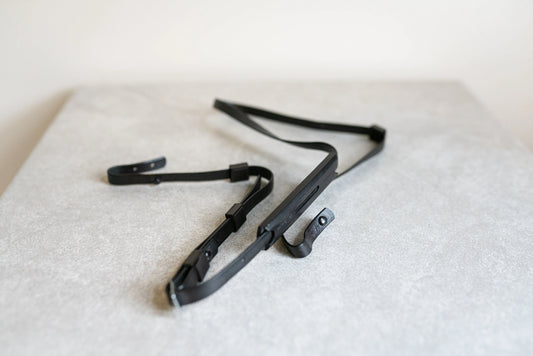 Vintage Minolta Camera Strap - 1970s - Dark Brown Vinyl