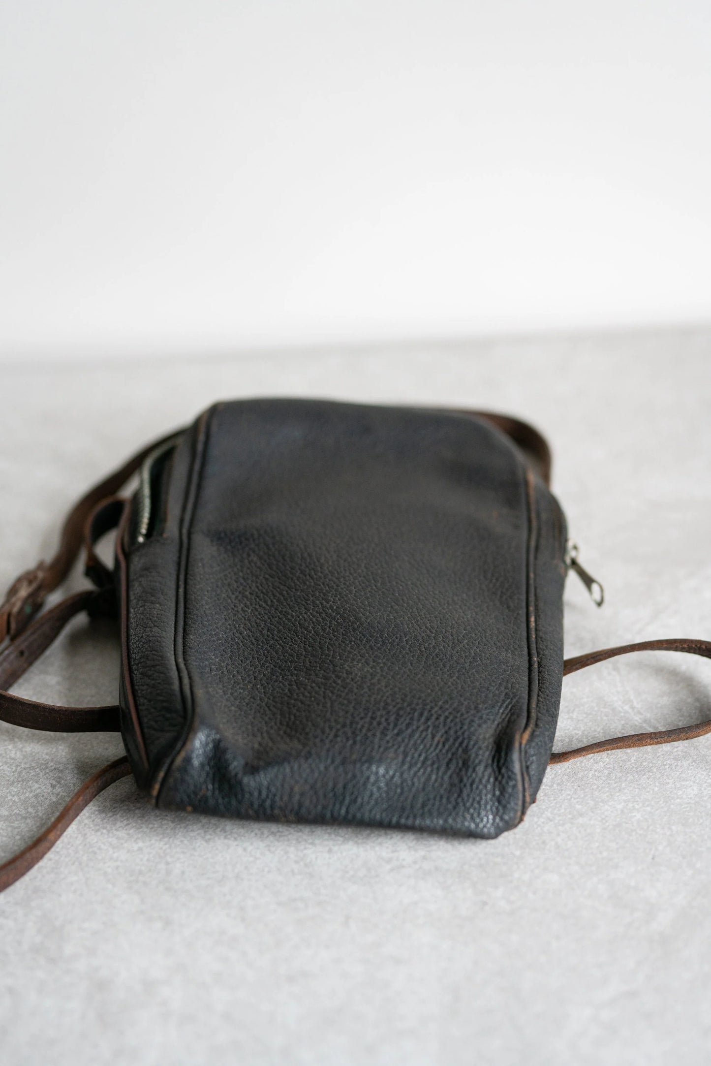 Black Leather Case w/ Strap by Kodak - Circa 1940s