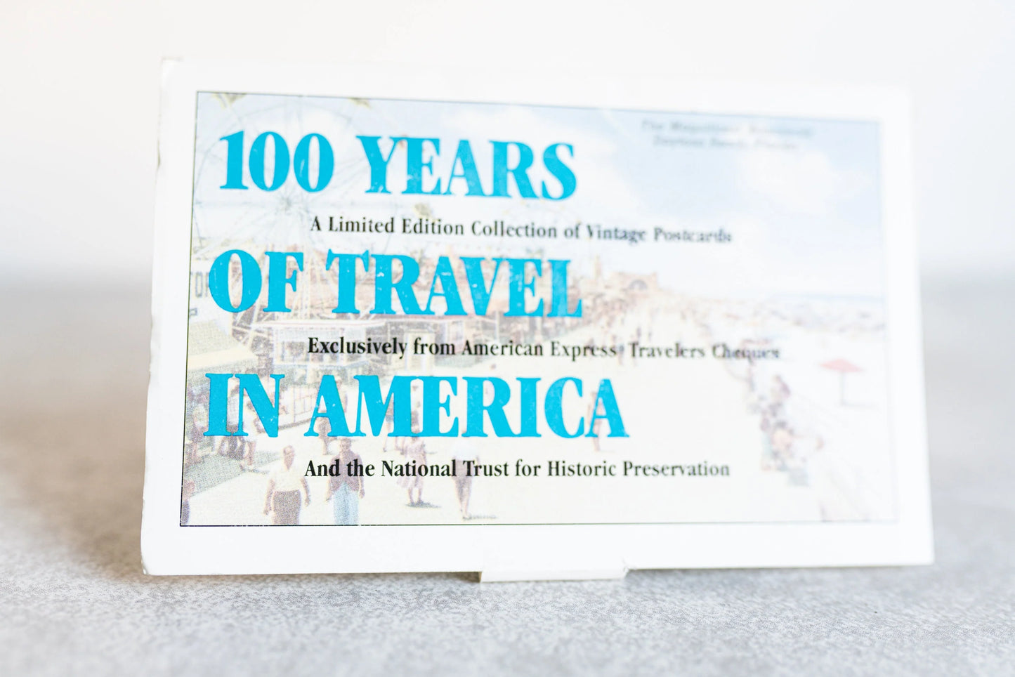 Souvenir Folder - 100 Years of Travel in America - 9 Vintage Postcards