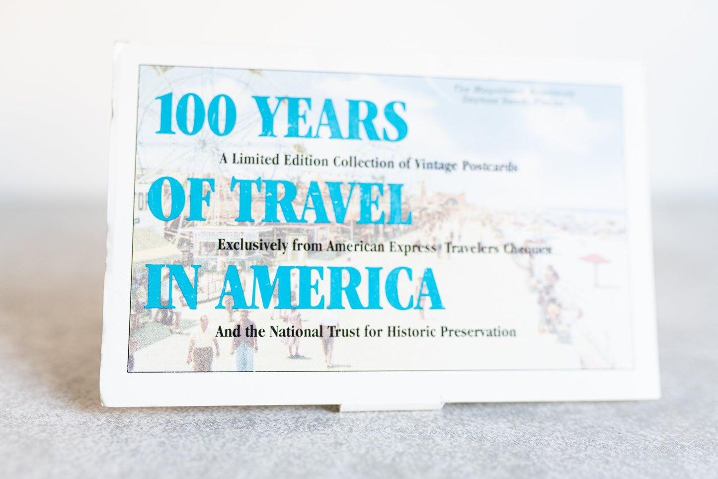Souvenir Folder - 100 Years of Travel in America - 9 Vintage Postcards
