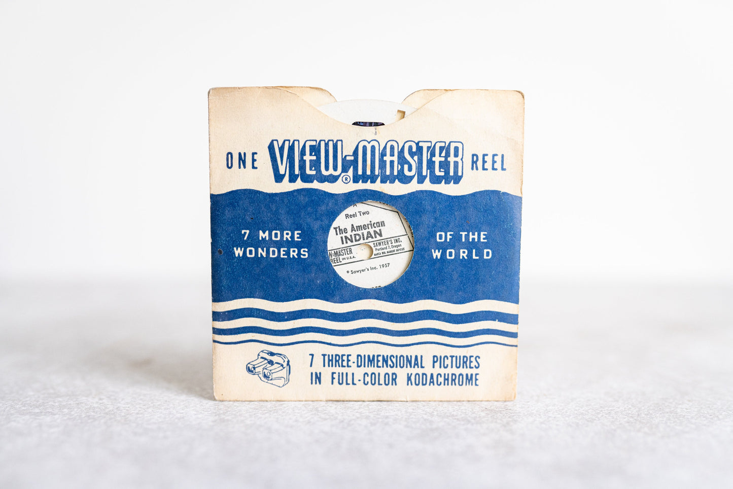 Viewmaster: The American Indian Reel 2 B 7252 w/ Cover