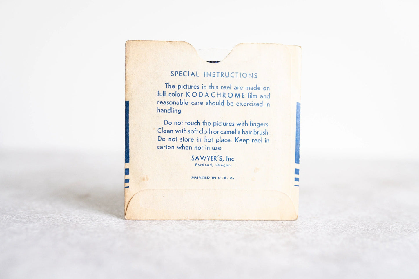 Viewmaster: The American Indian Reel 2 B 7252 w/ Cover