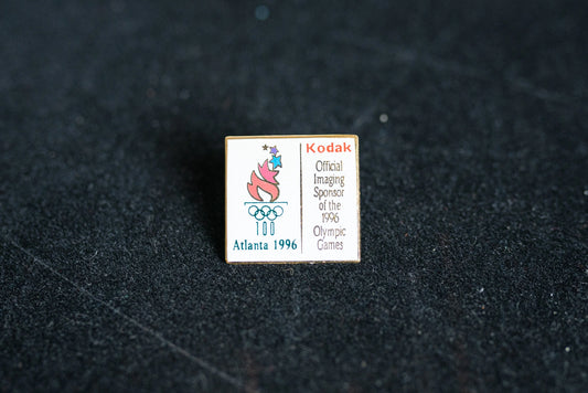 1996 Atlanta Olympic Sponsor Pin-Kodak-Square - New Old Stock