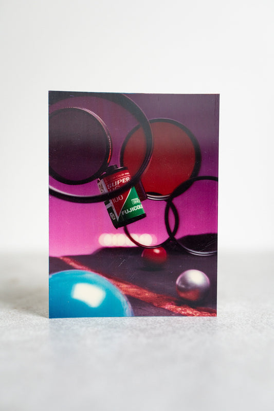3D Printed Photo of Fujicolor Super 100 and Photo Filters - Lenticular Print