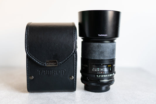 Tamron SP 90mm f2.5 Macro Lens, Canon FD Mount, Hood & Case