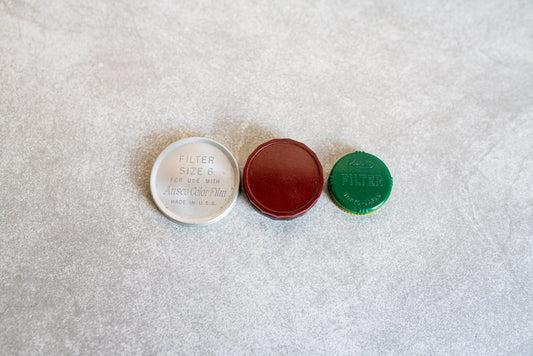 Filter Cases - Various Sizes and Brands - Vintage - Set of 3