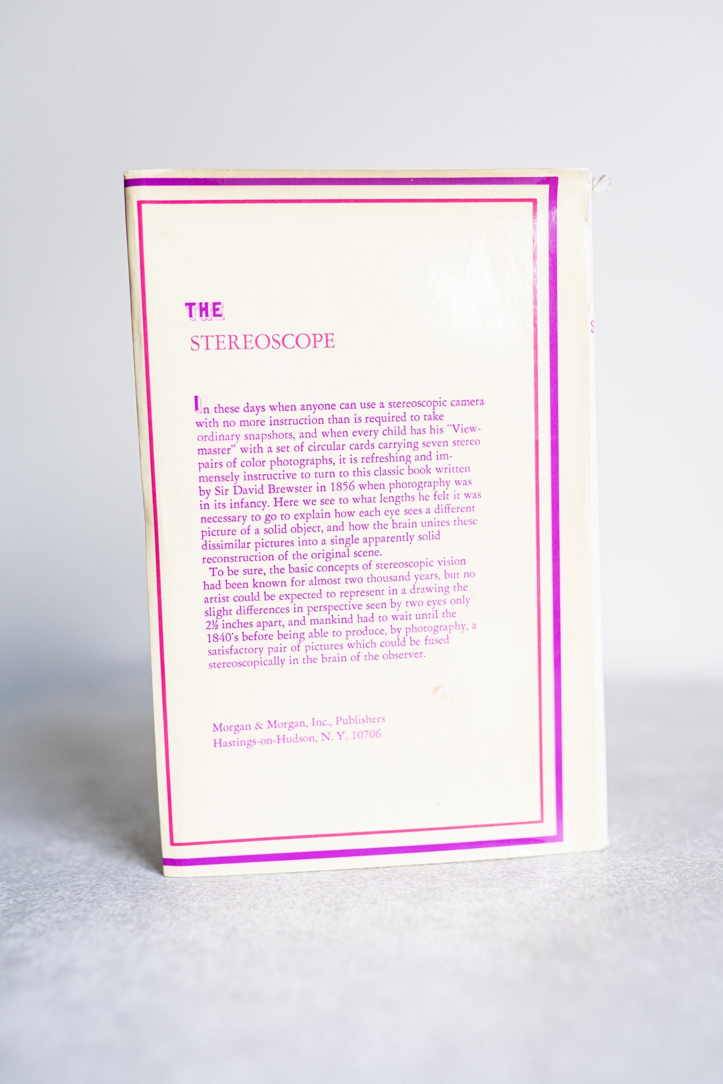 The Stereoscope by David Sir Brewster