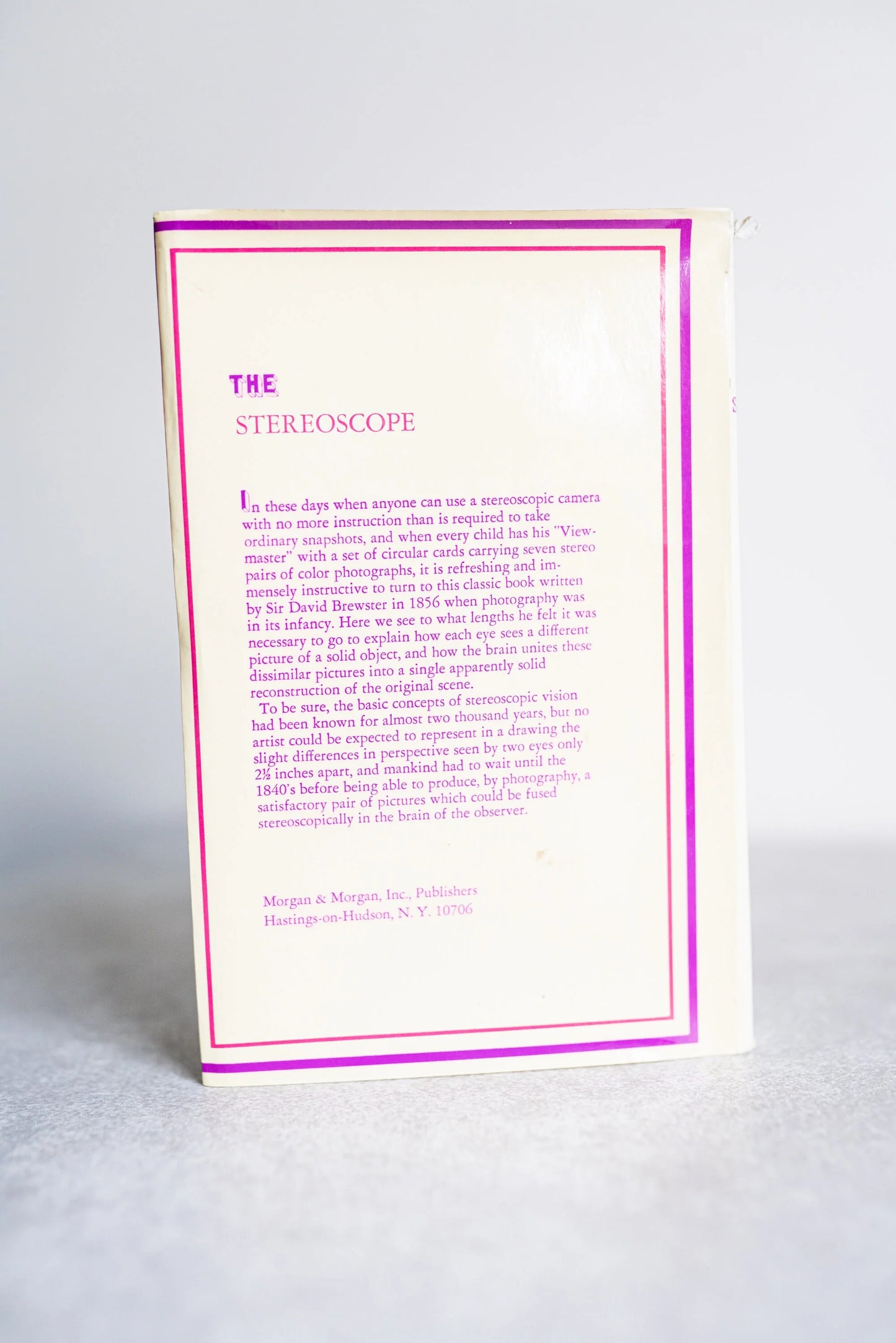 The Stereoscope by David Sir Brewster