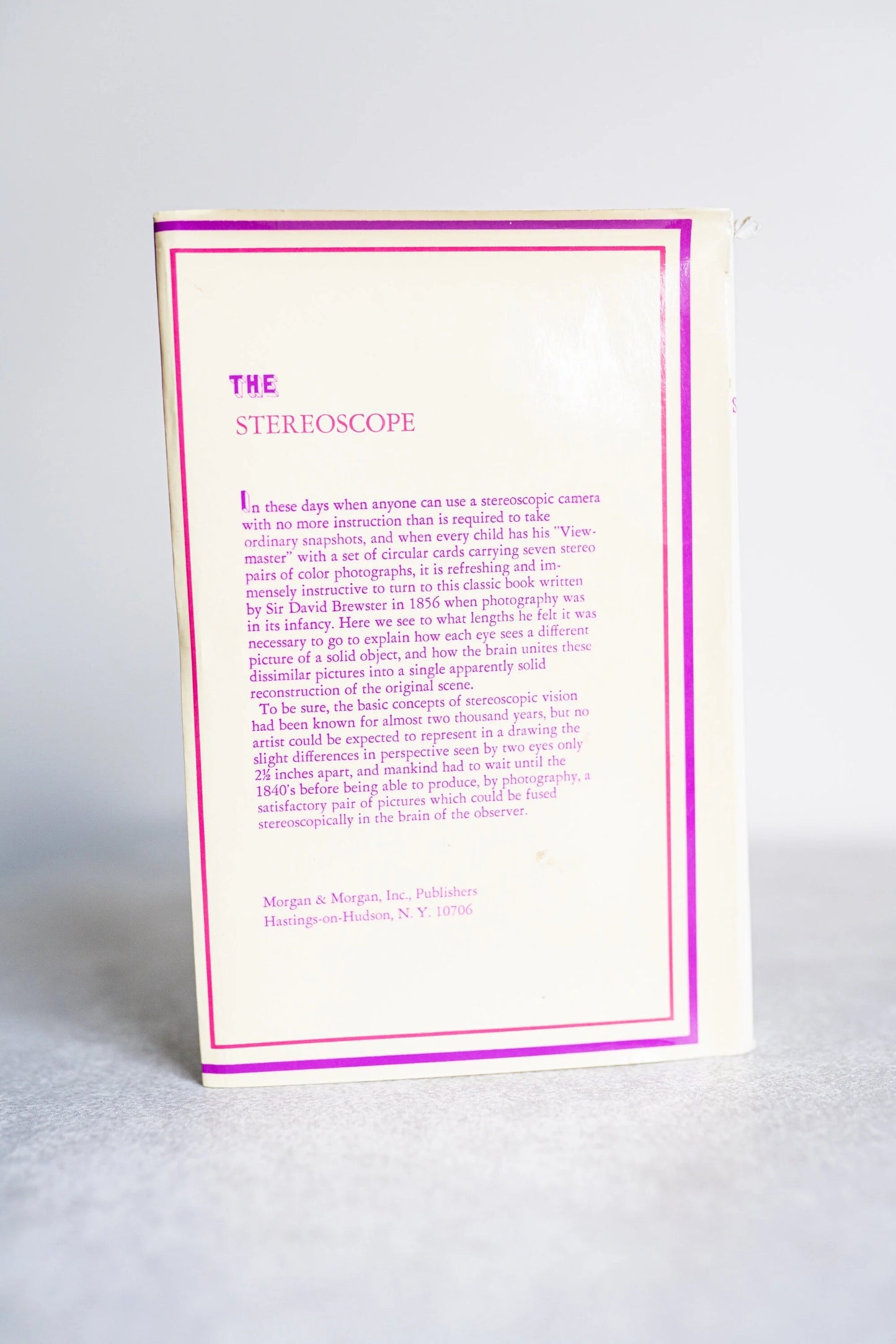 The Stereoscope by David Sir Brewster