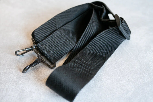 Black Heavy Duty Camera or Bag Strap - Circa 1970s