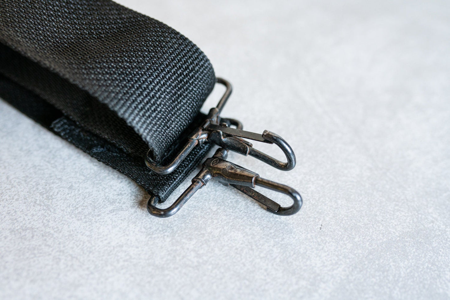 Black Heavy Duty Camera or Bag Strap - Circa 1970s