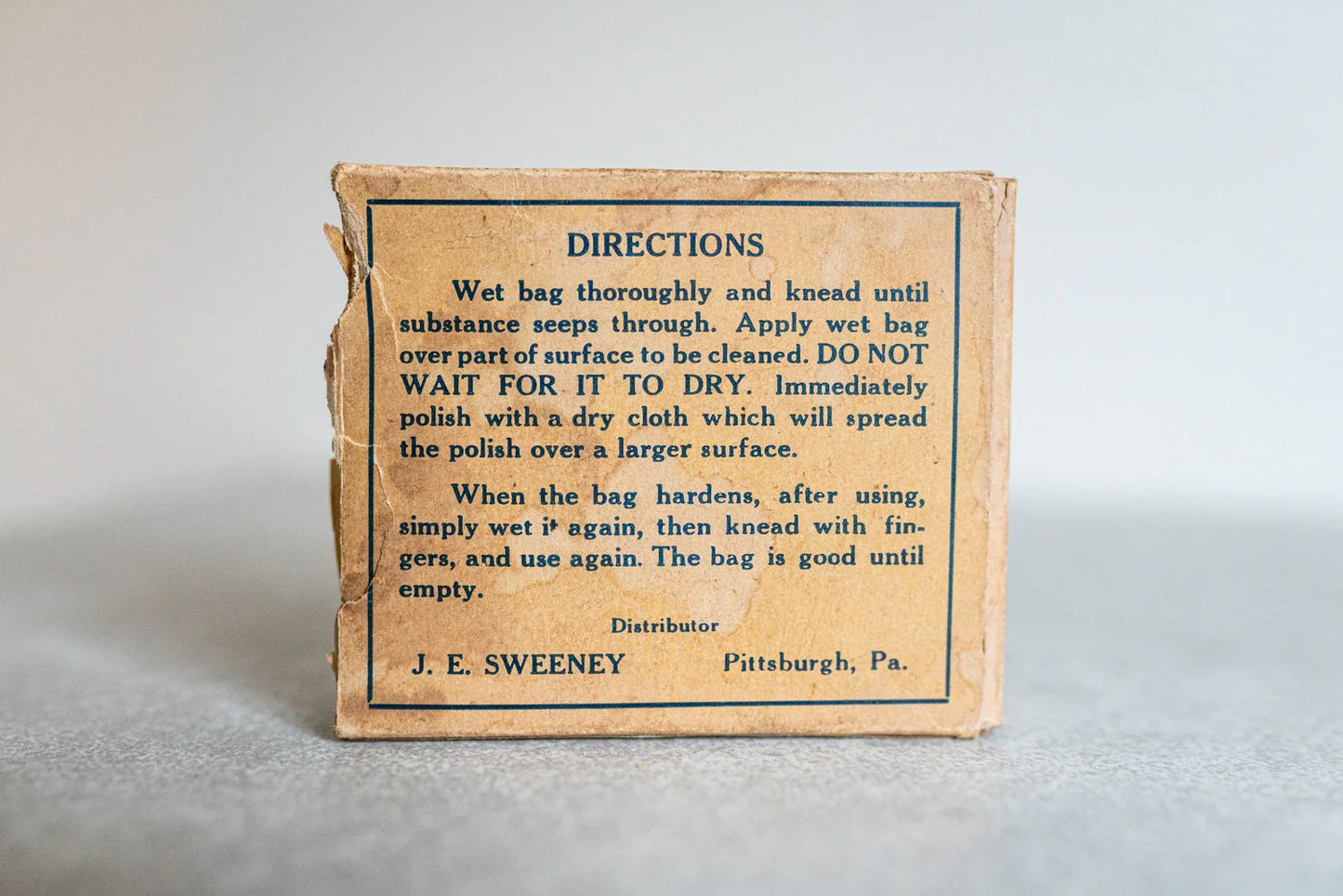 Vintage Magic Bag Cleans and Polishes