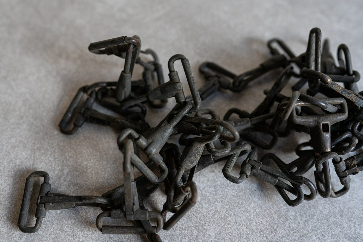 Metal Clip Chain Set - Vintage - 34 Metal Clips