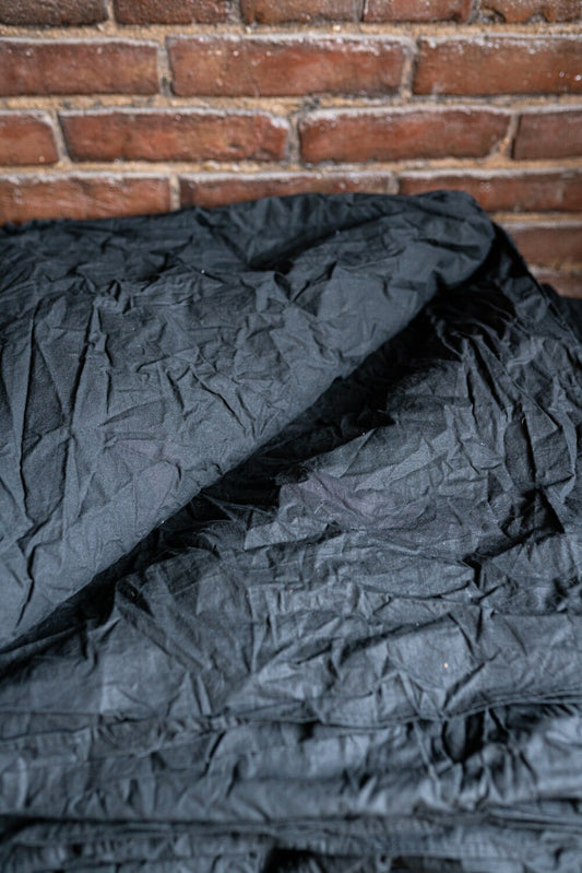 Medium Weight Black Backdrop - Approximately 18ft x 9ft