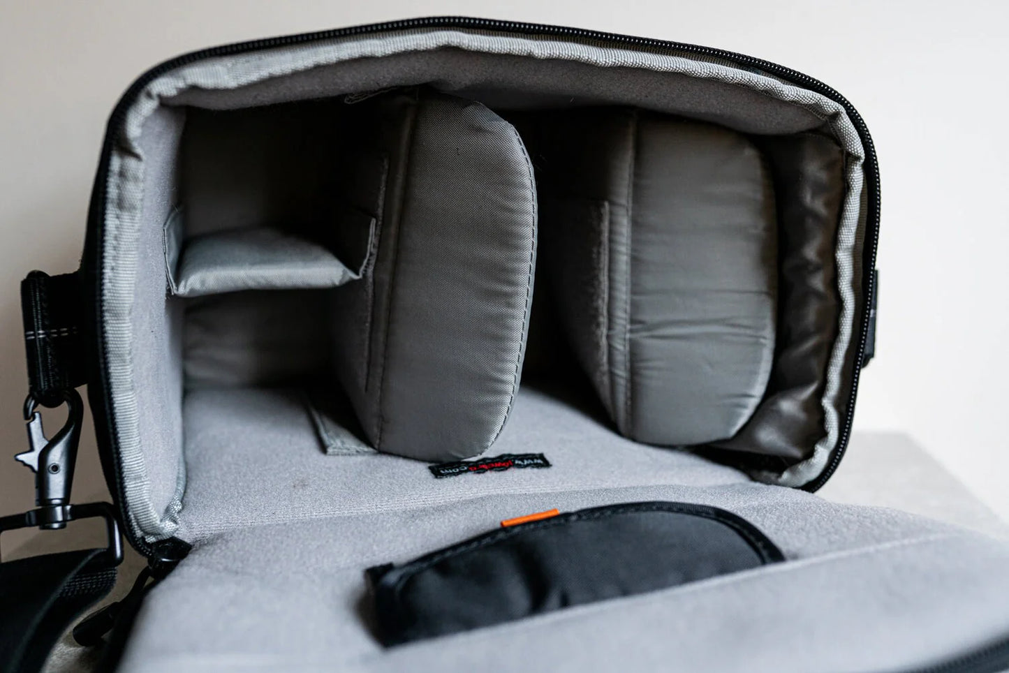 Retro Lowepro Black Camera Bag w/ Strap
