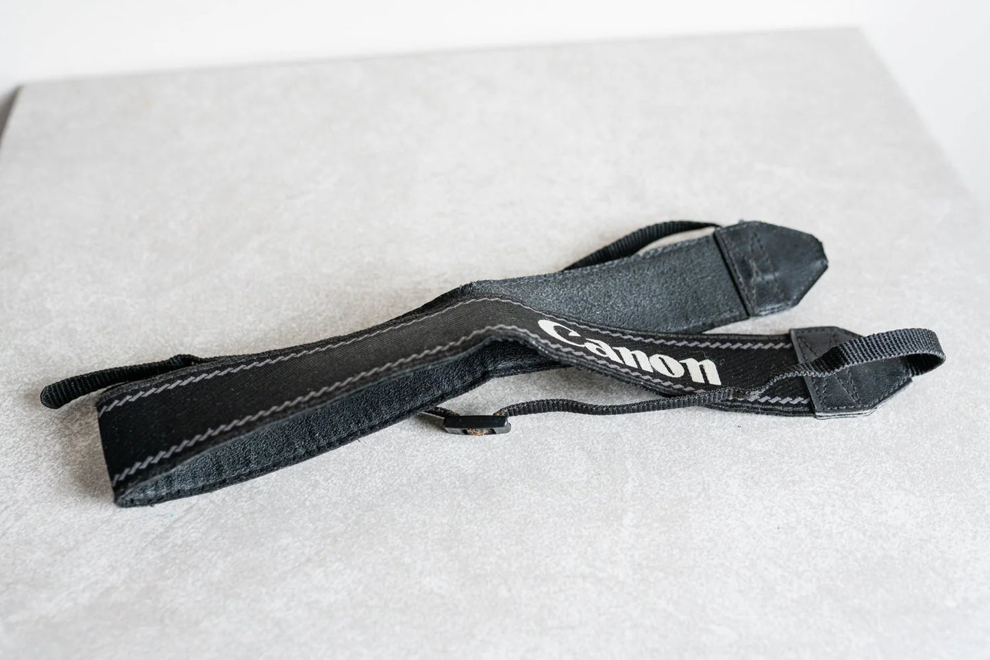 Retro Black and Grey Canon EOS Digital Camera Strap