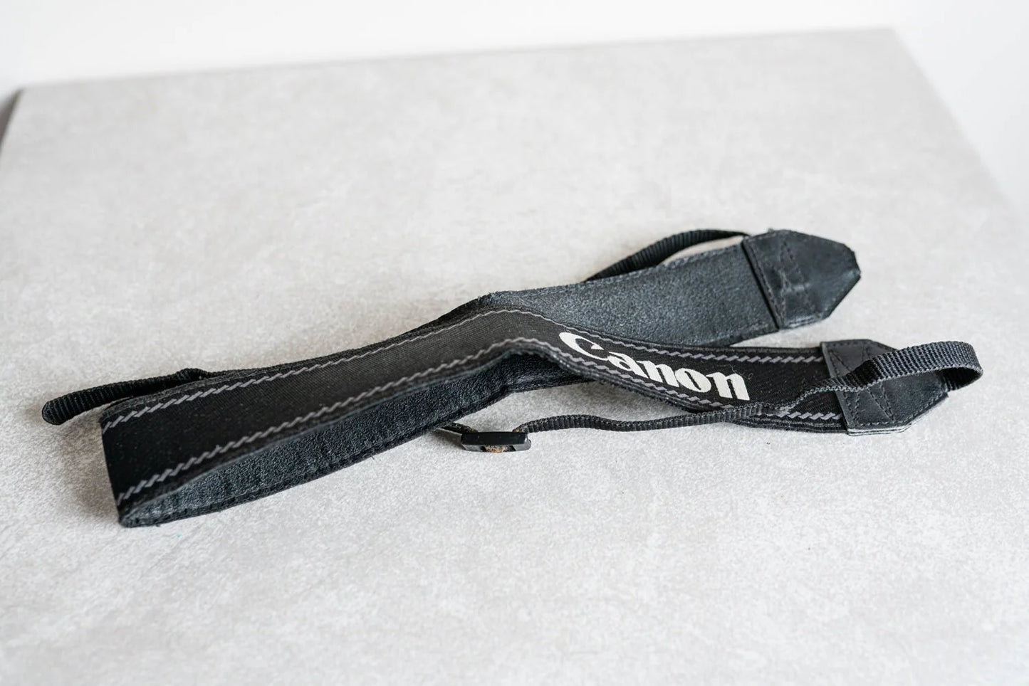 Retro Black and Grey Canon EOS Digital Camera Strap