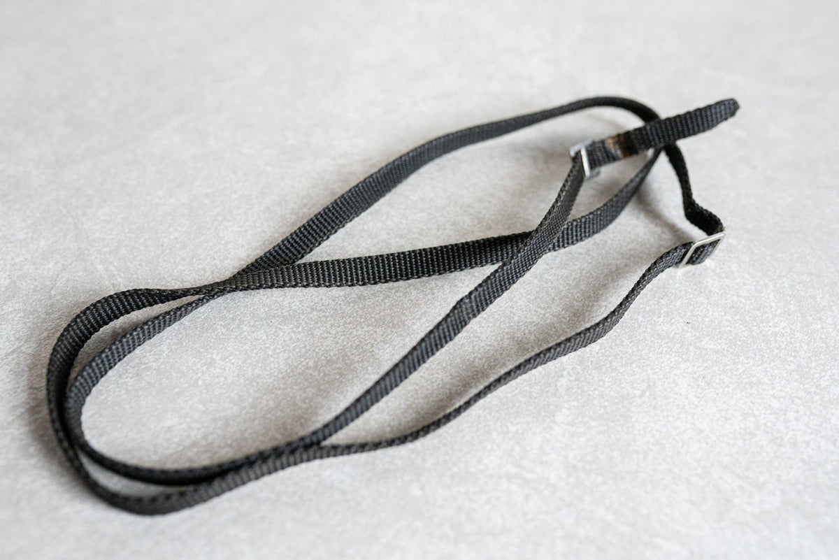 Vintage Thin Black Camera Strap - Circa 1960s