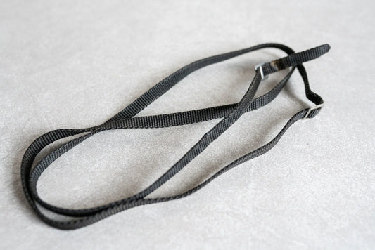 Vintage Thin Black Camera Strap - Circa 1960s
