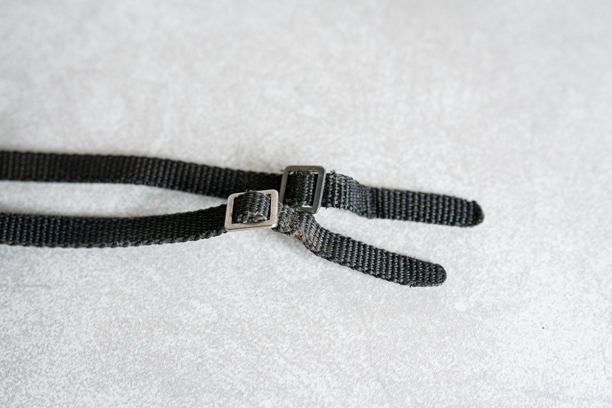 Vintage Thin Black Camera Strap - Circa 1960s