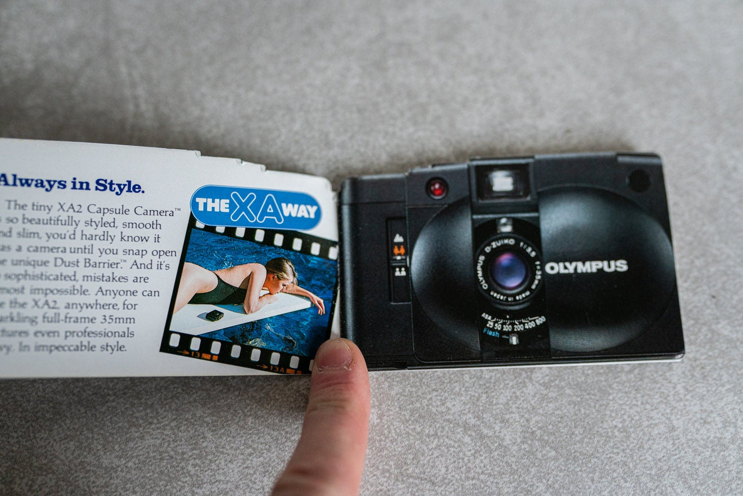 Olympus XA2 Camera Sales Brochure