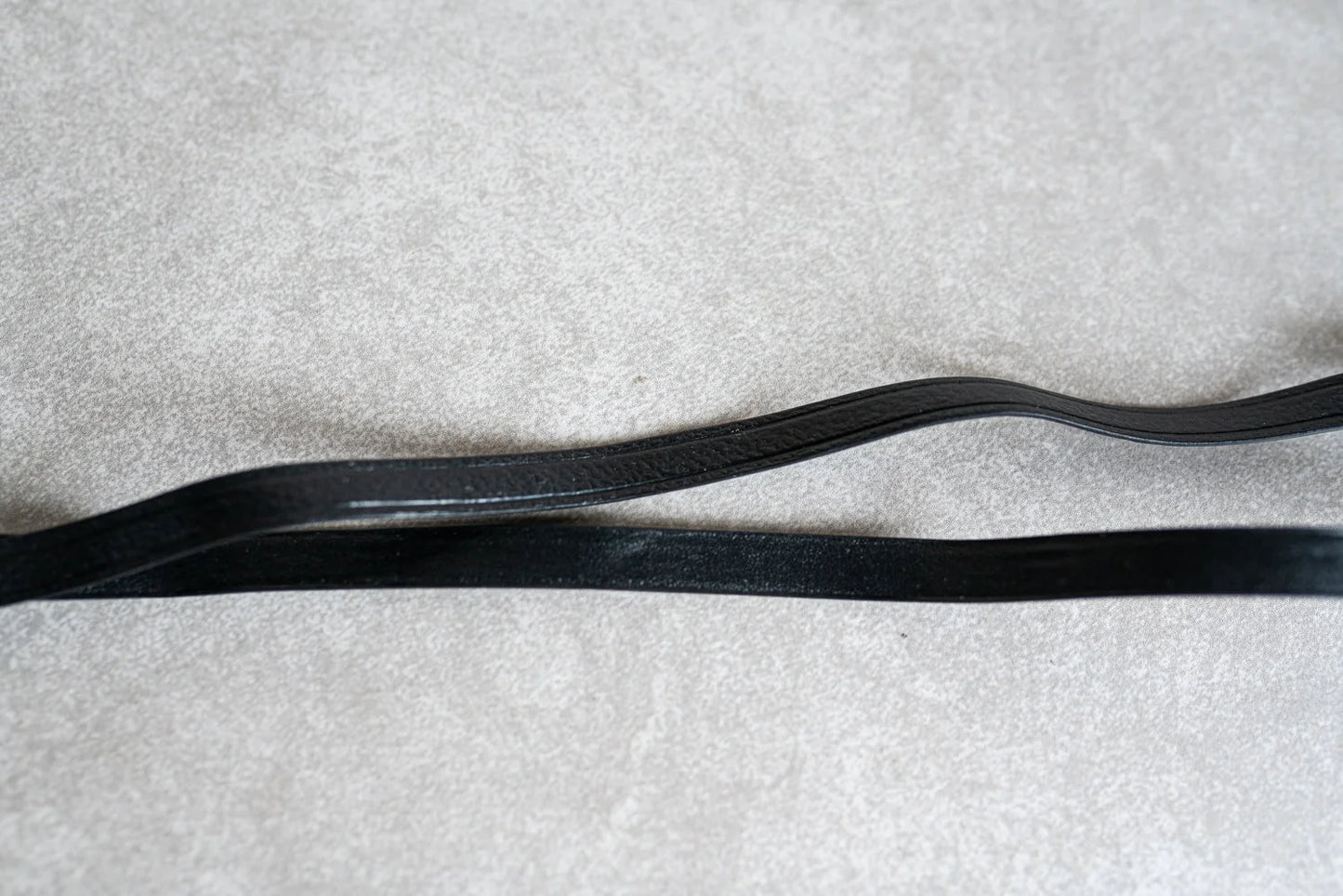 Vintage Black Vinyl Camera Strap - Circa 1960s