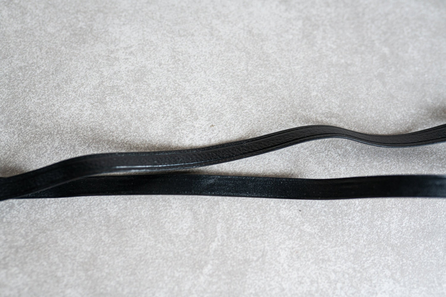 Vintage Black Vinyl Camera Strap - Circa 1960s