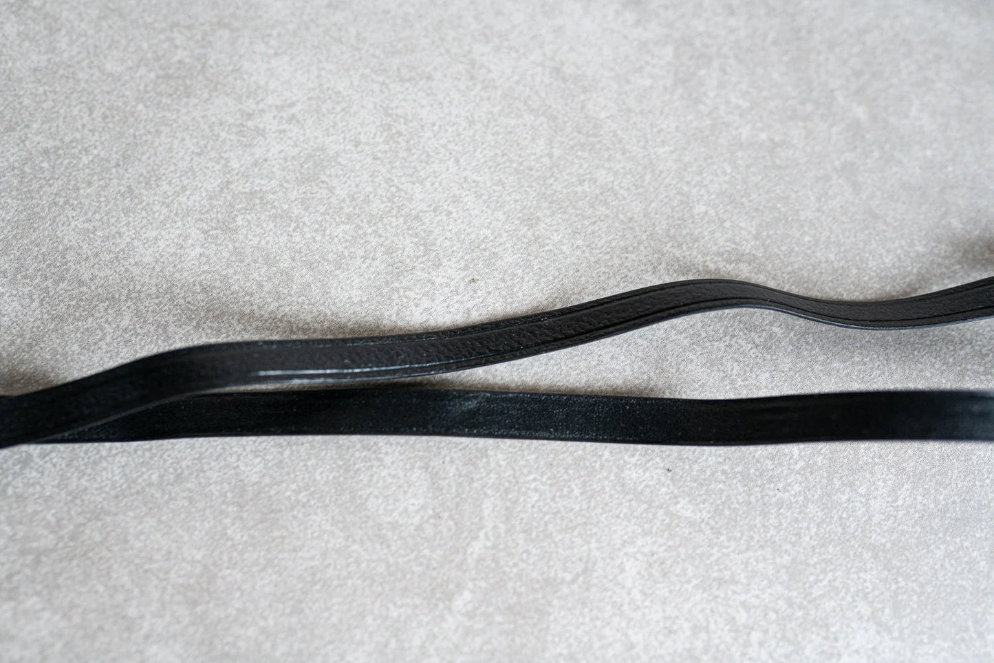Vintage Black Vinyl Camera Strap - Circa 1960s