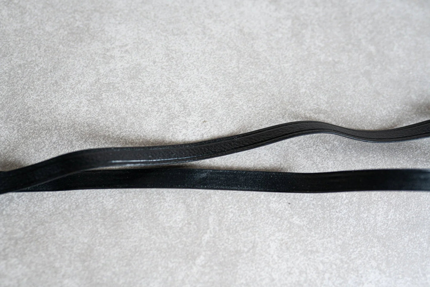 Vintage Black Vinyl Camera Strap - Circa 1960s