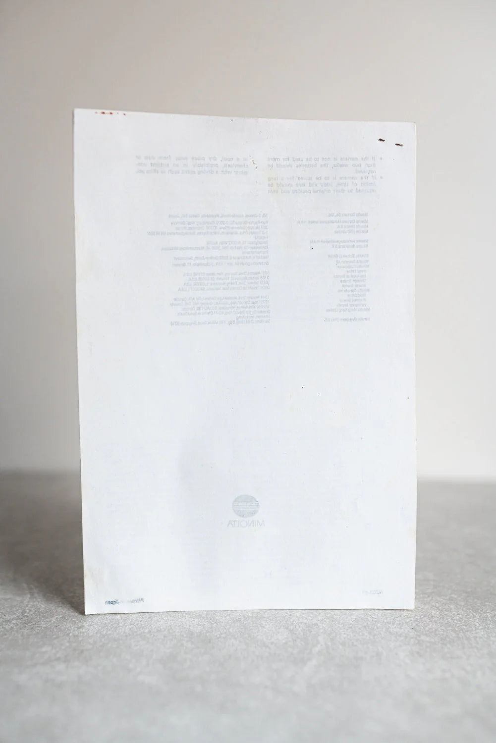 Minolta XG-A Camera Owners Manual - Instruction Manual - English - Copy