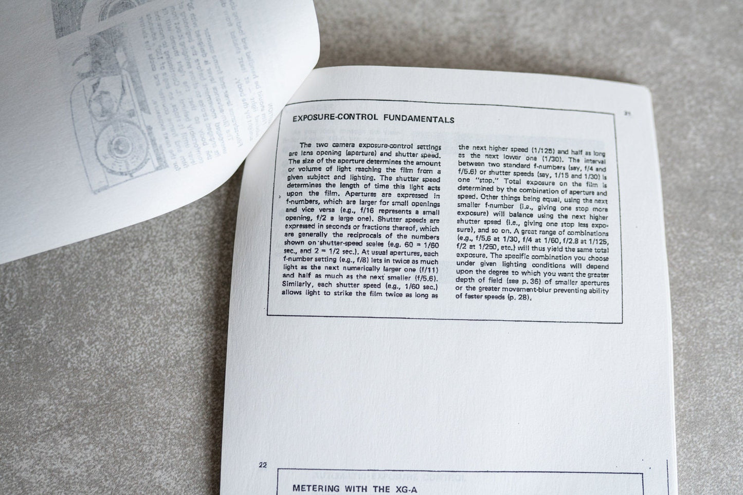Minolta XG-A Camera Owners Manual - Instruction Manual - English - Copy