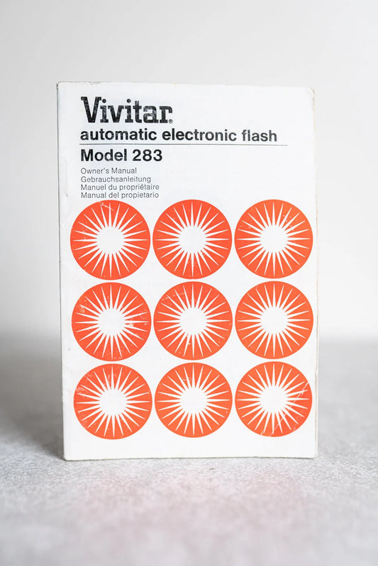 Vivitar Automatic Electronic Flash Model 283 Owners Manual