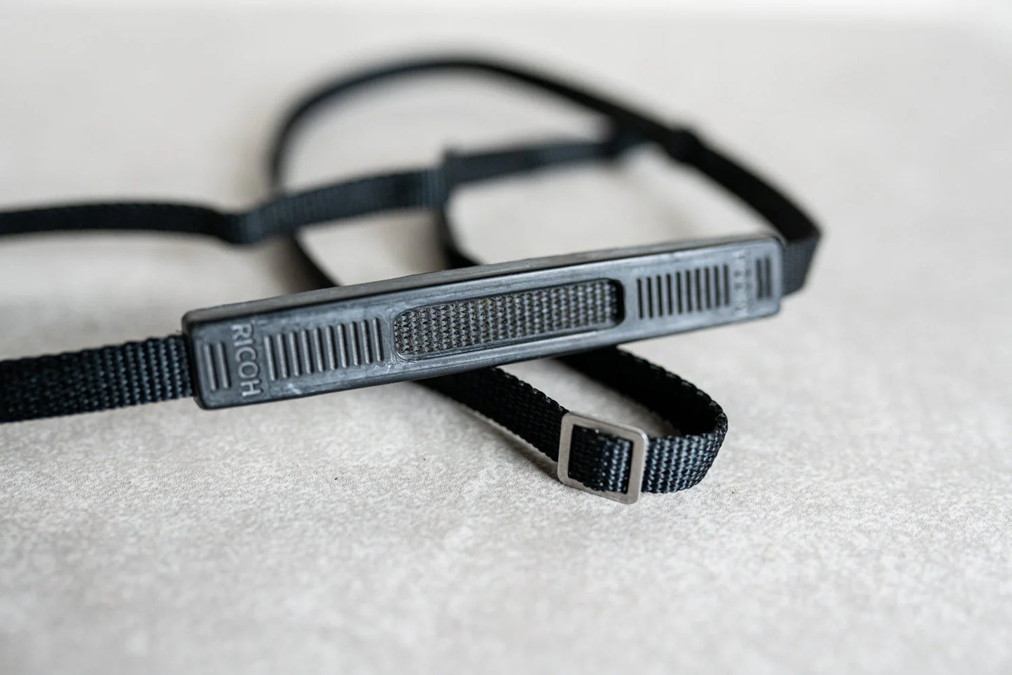 Vintage Black Ricoh 35mm Film Camera Strap - Circa 1970s