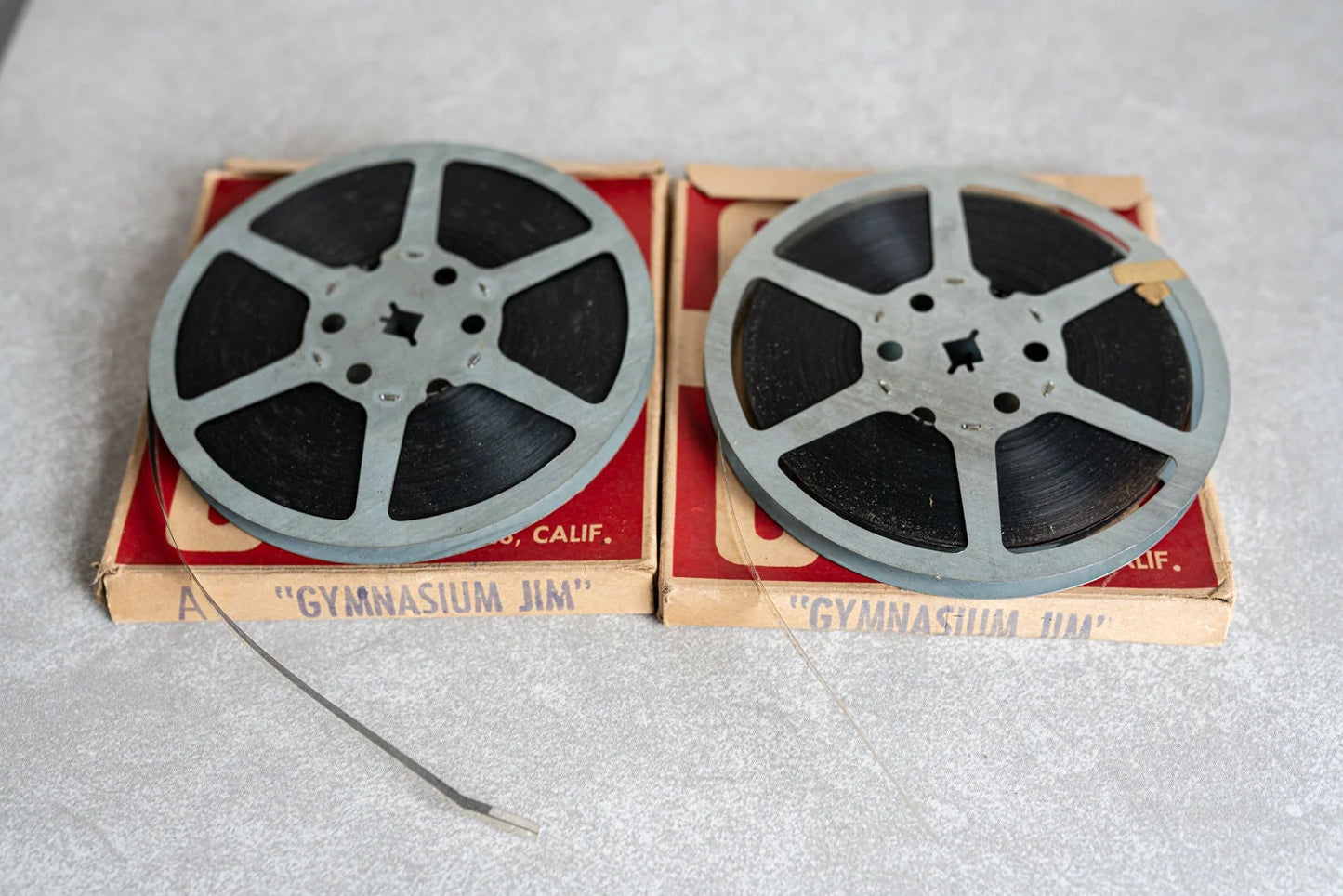 Lot of 2 8mm Movie Club - Gymnasium Jim and A Gymnasium Jim