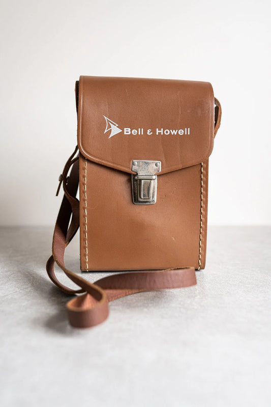 Vintage Bell and Howell Movie Camera Case - Brown - Circa 1950s