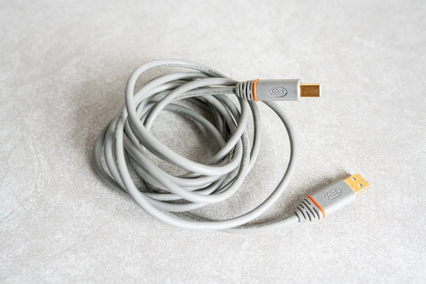 Rare Geek Squad USB Printer Cable - Type A to Type B, 10 Foot