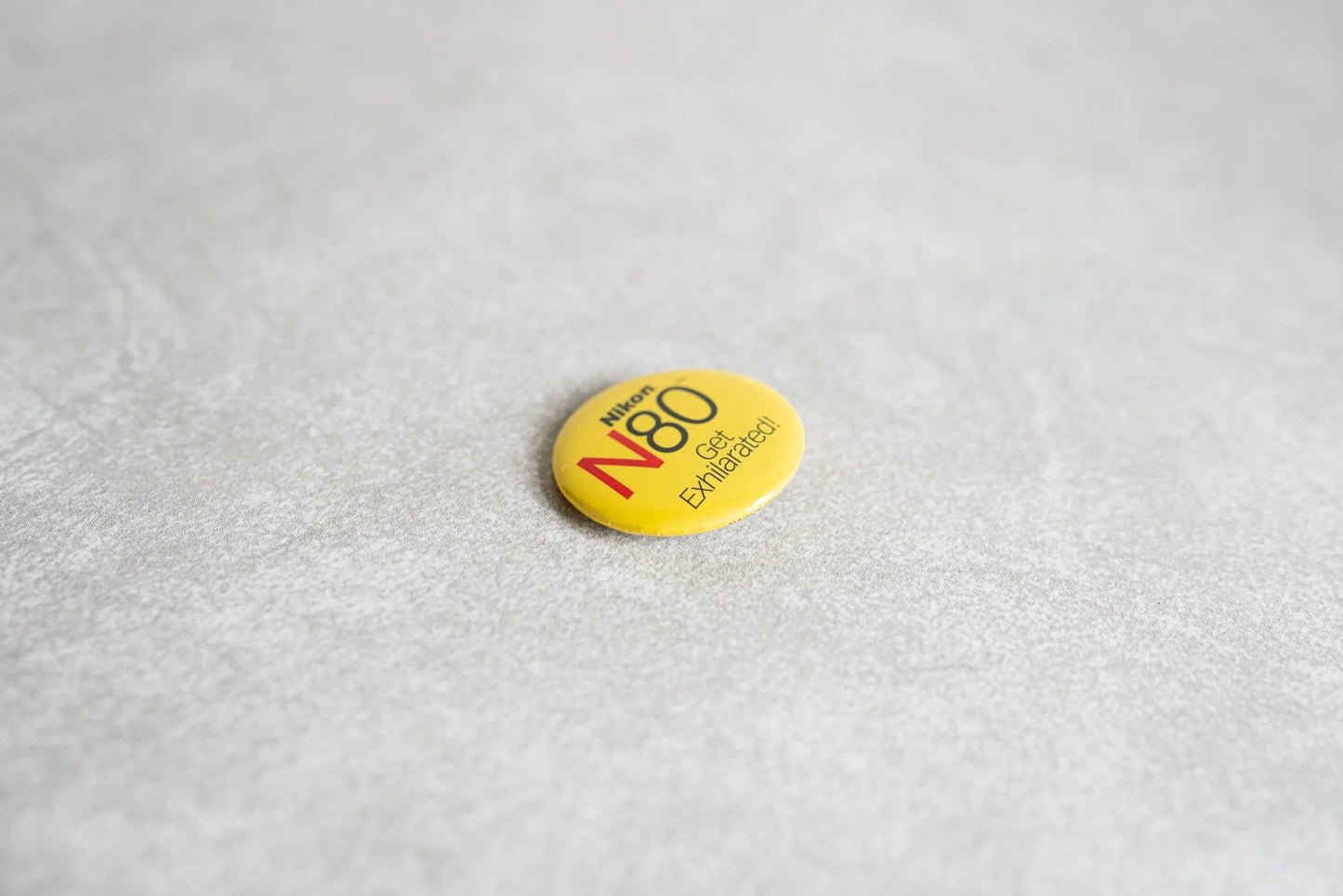 Yellow Nikon N80 Pin - Get Exhilarated!
